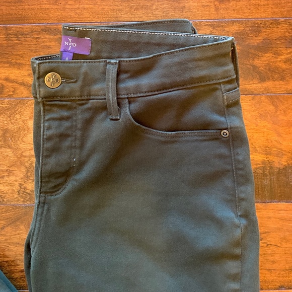 🔴💚 EUC NYDJ Alina Skinny Ankle Pants in "Loden" green - Size 4 - Picture 6 of 14